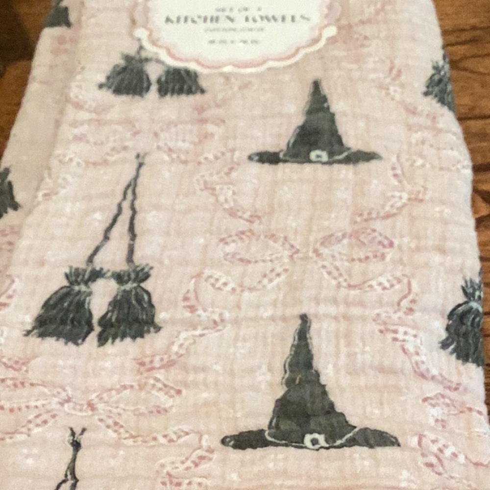 Halloween Kitchen Towels - set of 2